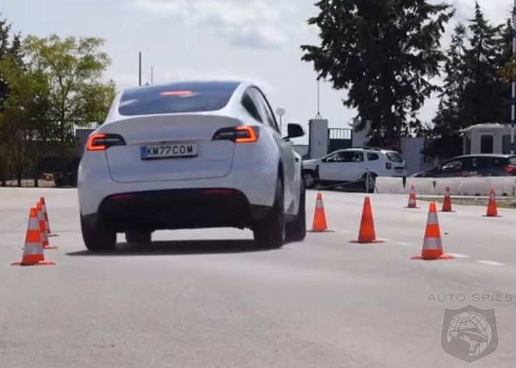 WATCH: Telsa's Model Y Aces The Notorious Moose Test